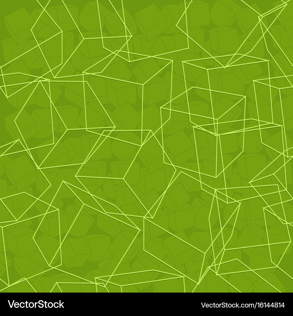 Cube abstract background vector image