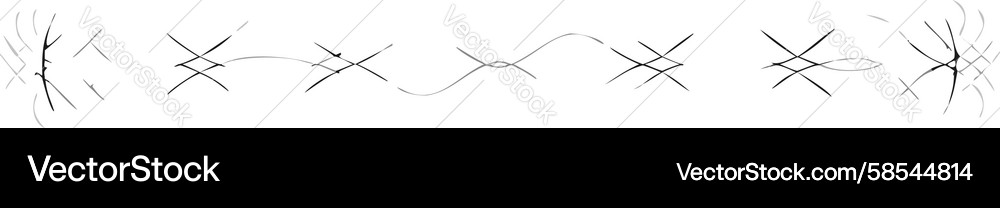 Diamond Interlock Pattern Border Vector Image