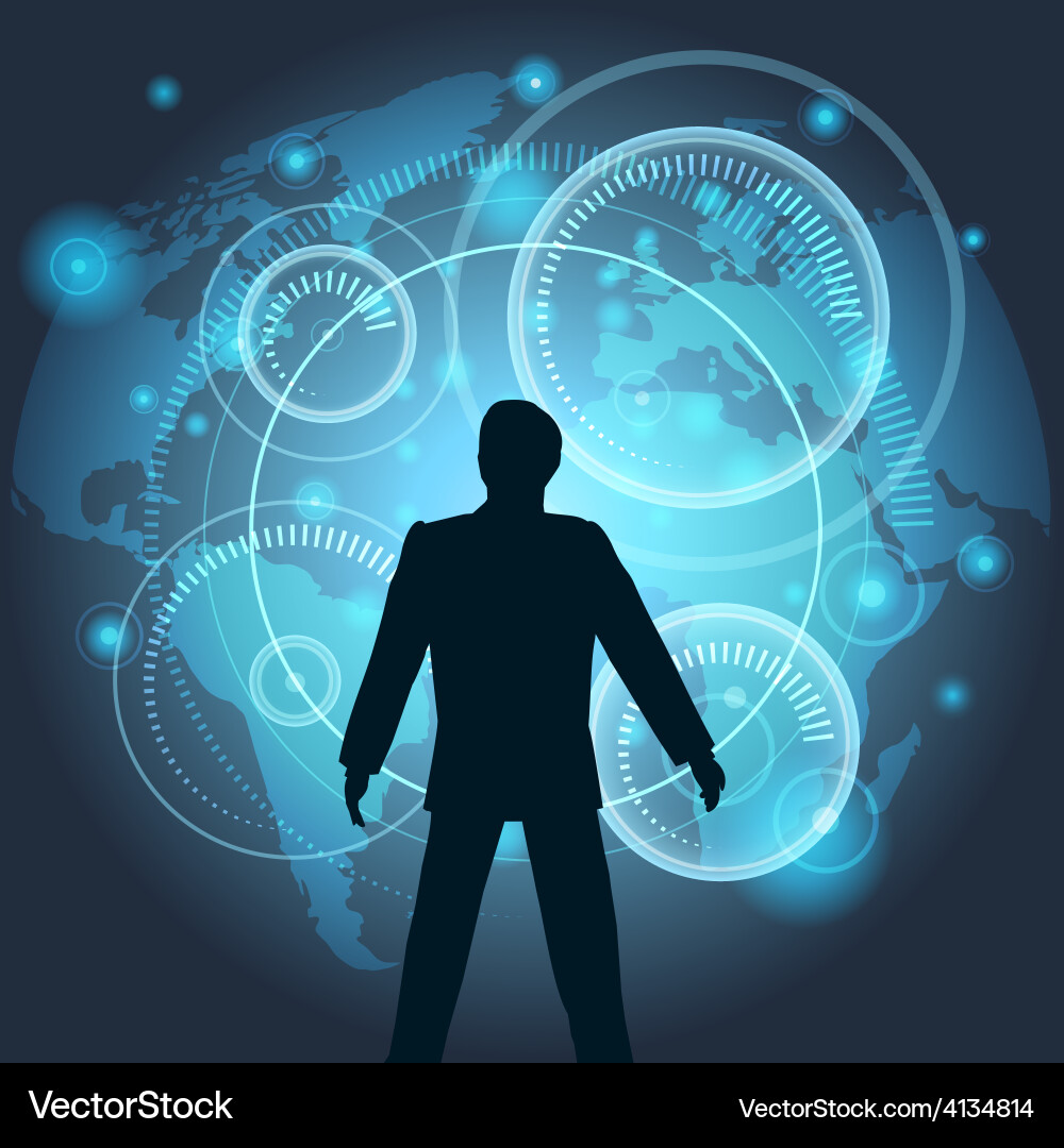 Digital Technology Interface vector image