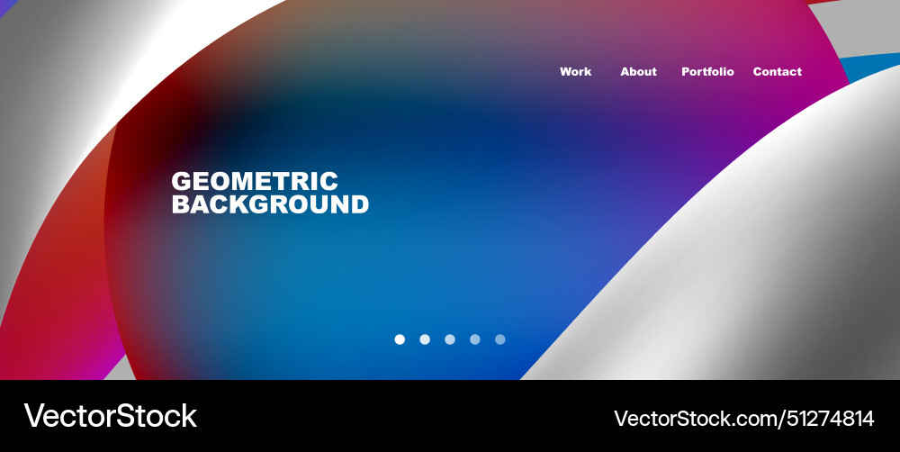 Dynamic flowing shapes concept design composition Dynamic flowing shapes concept design composition vector image