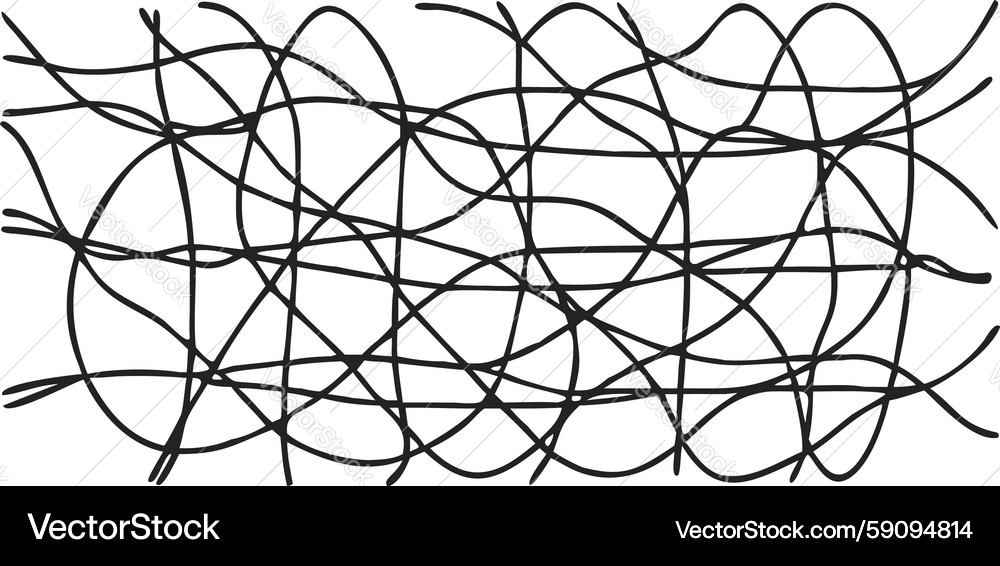 Intersecting curved lines abstract dynamic Vector Image