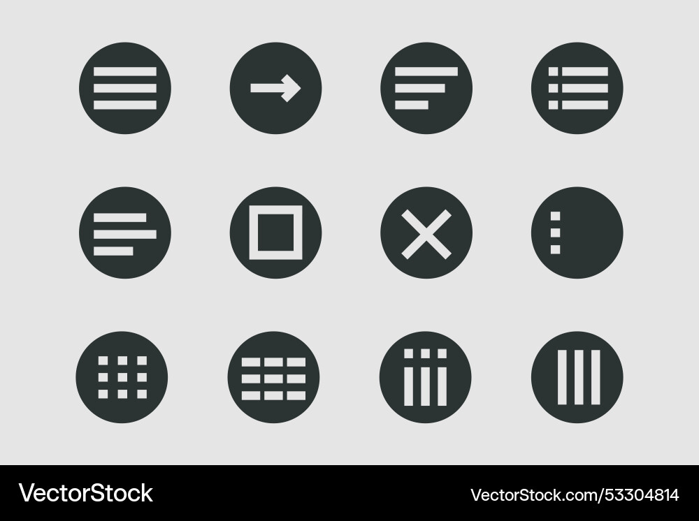Menu for apps and web hamburger dropdown Menu for apps and web hamburger dropdown vector image