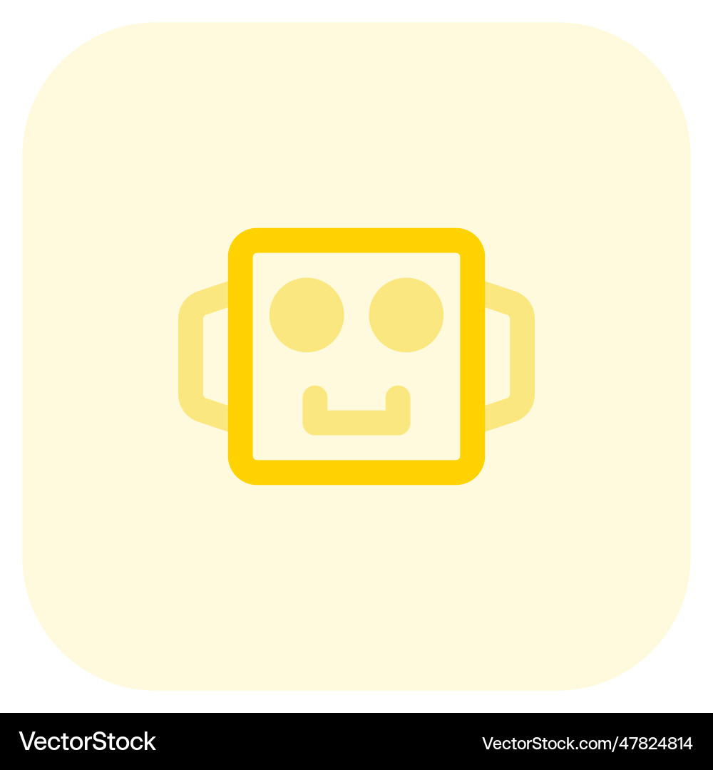 Robot an advanced mechanism that actions Vector Image