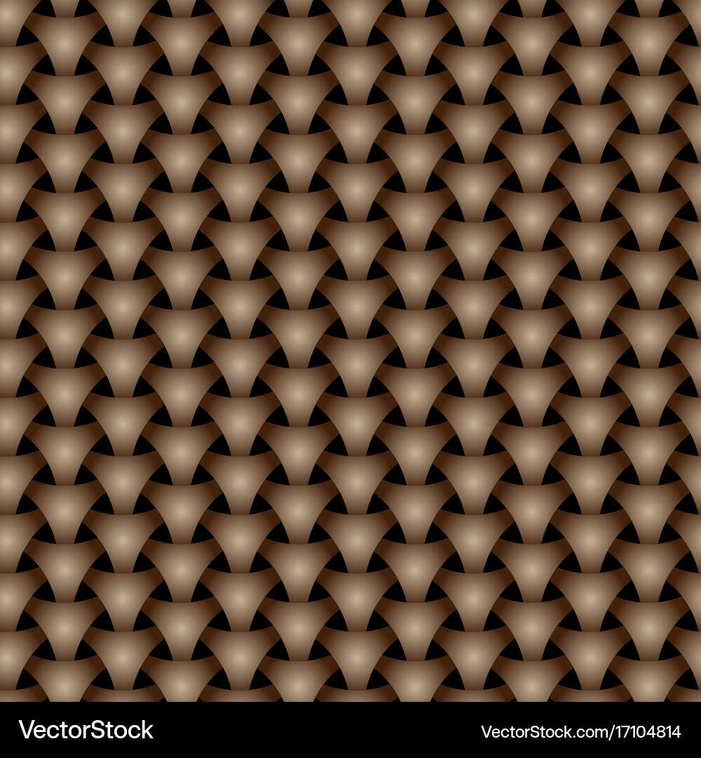 Seamless weaving triangle squama surface pattern vector image