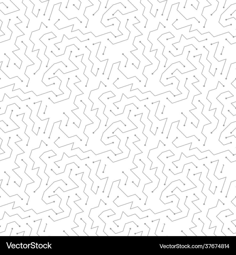 Simple pattern black lines and dots vector image