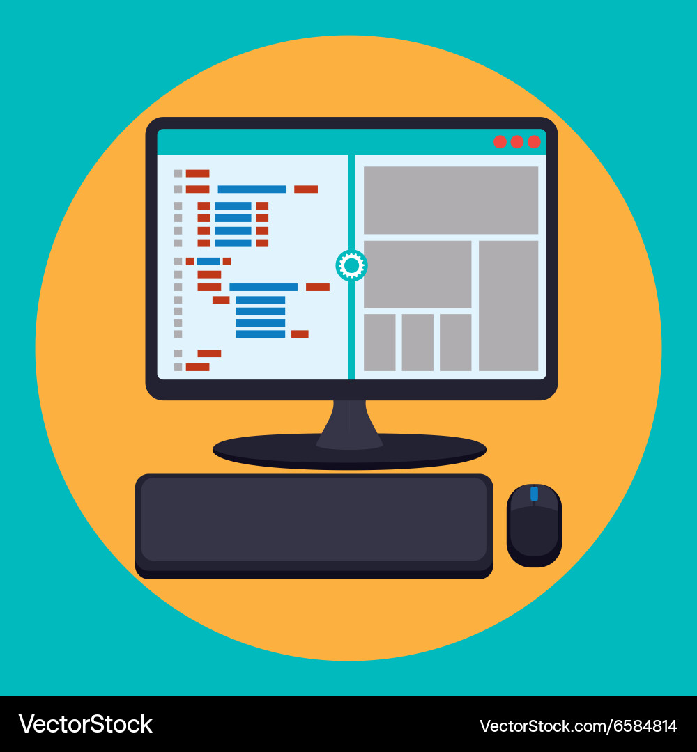 Web site design Vector Image