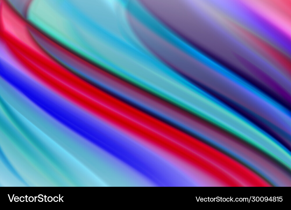 Abstract background - fluid color gradient waves Vector Image