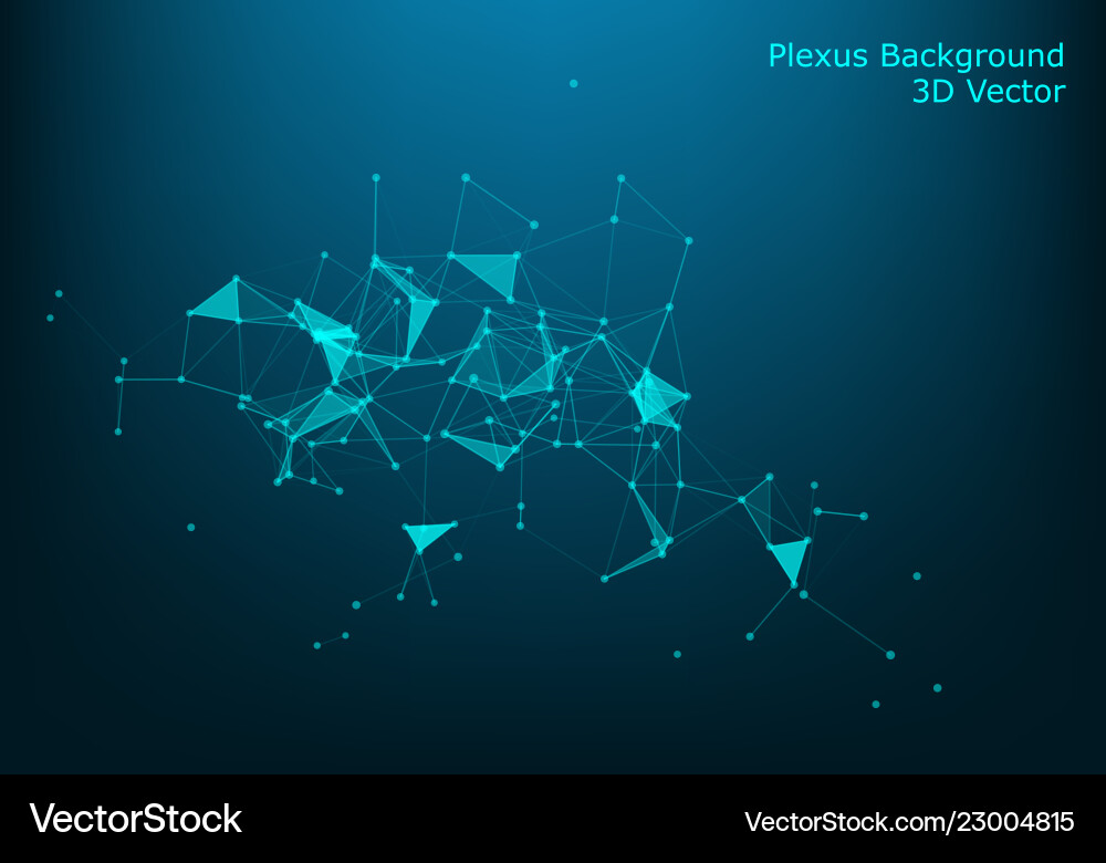 Abstract particles and lines plexus effect Abstract particles and lines plexus effect Vector Image