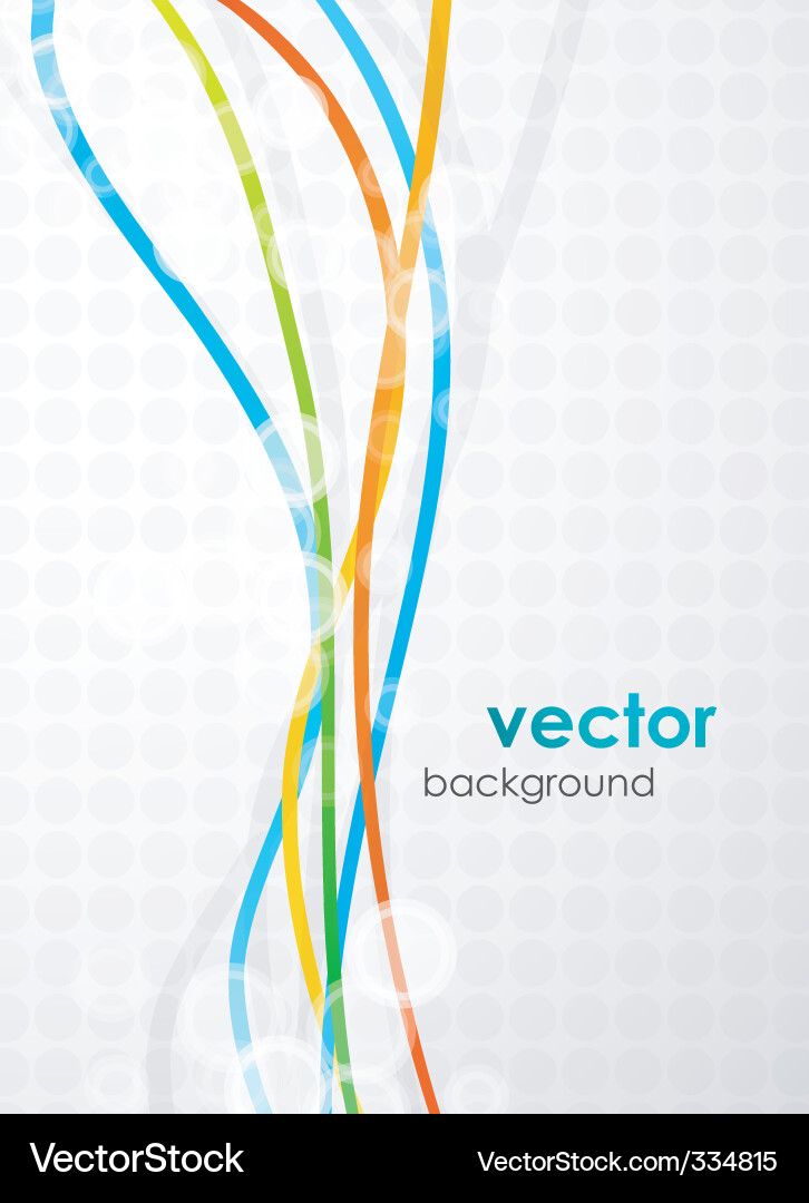 Dynamic Color Flow Background vector image