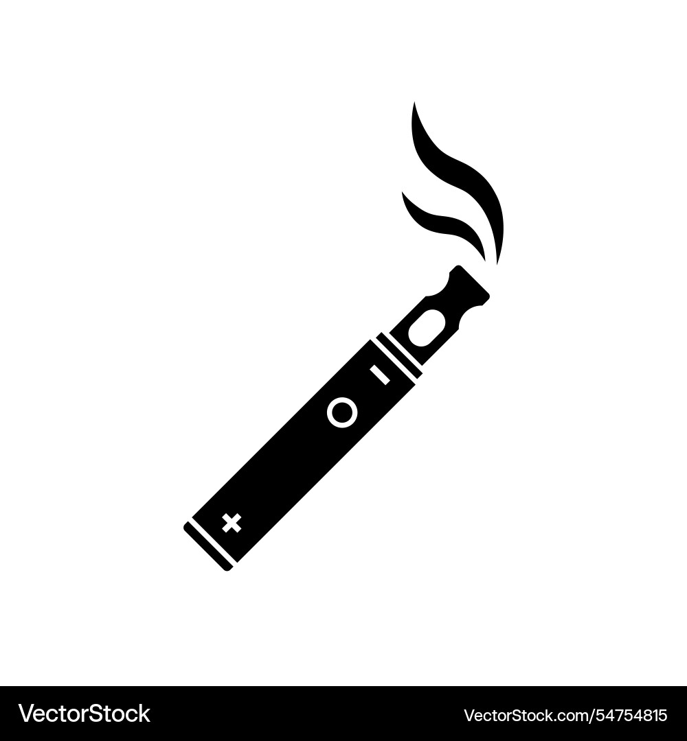 Elektronische Zigaretten-Ikone und Vape-Gerät Elektronische Zigaretten-Ikone und Vape-Gerät vektorbild