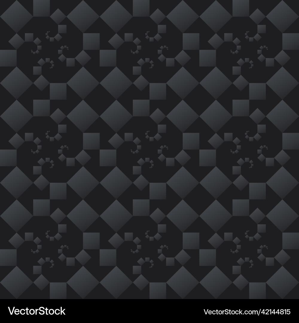 Fractal pythagorean tree seamless pattern Vector Image