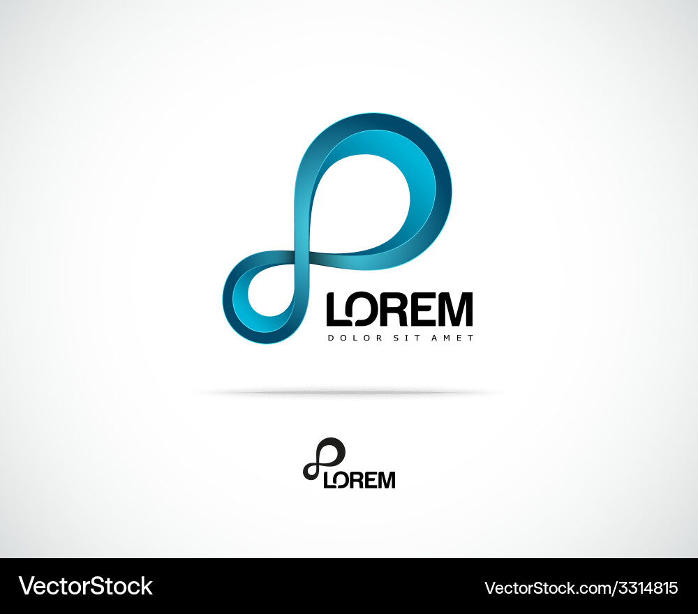 Infinity Loop Symbol Vector Image