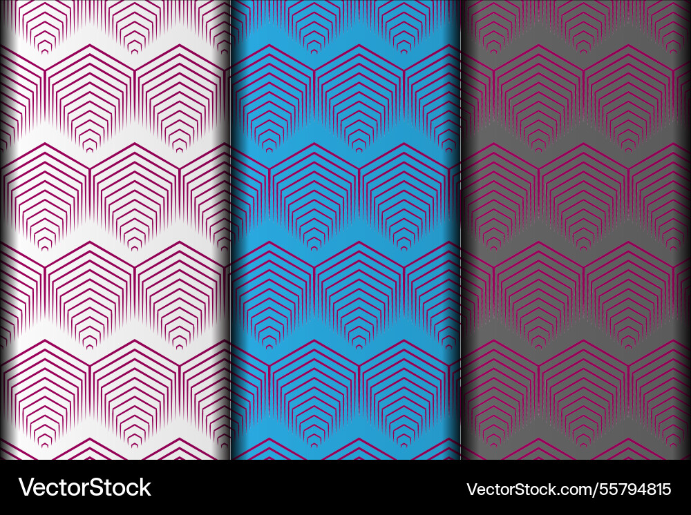 Polygon style eps pattern design vector image