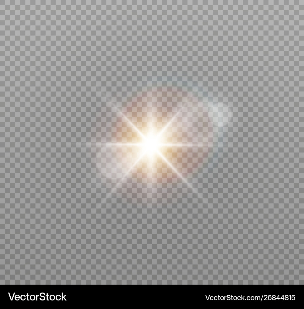Sunlight a translucent bokeh vector image