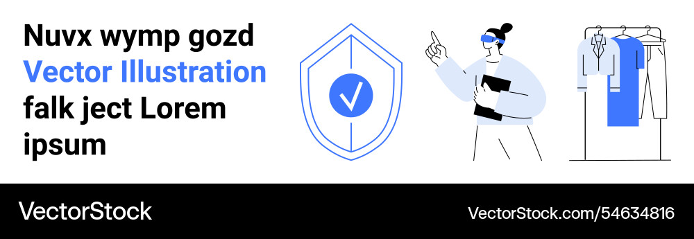 Cybersecurity professional analyzing data Vector Image