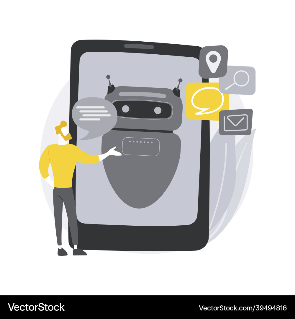 Natural language processing abstract concept Natural language processing abstract concept vector image