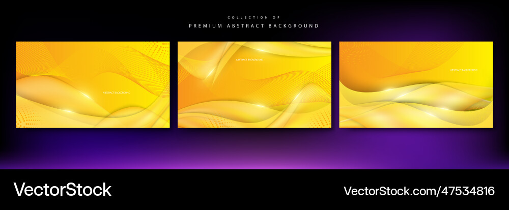 Orange yellow gradient dynamic abstract lines Orange yellow gradient dynamic abstract lines vector image