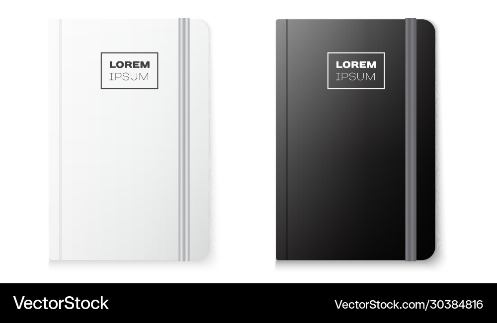 Realistic notebook mock up for your image Realistic notebook mock up for your image vector image