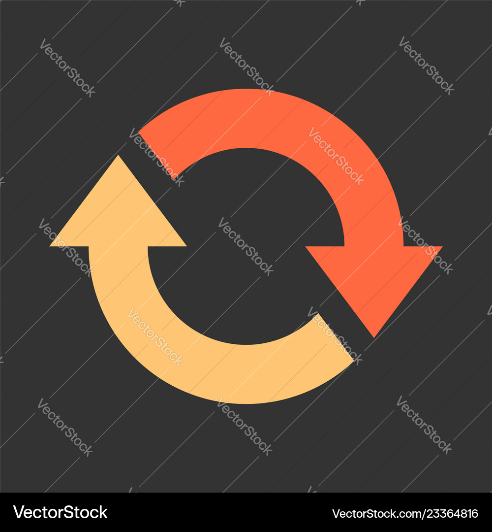 Reload Refresh Repeat Icon vektorbild