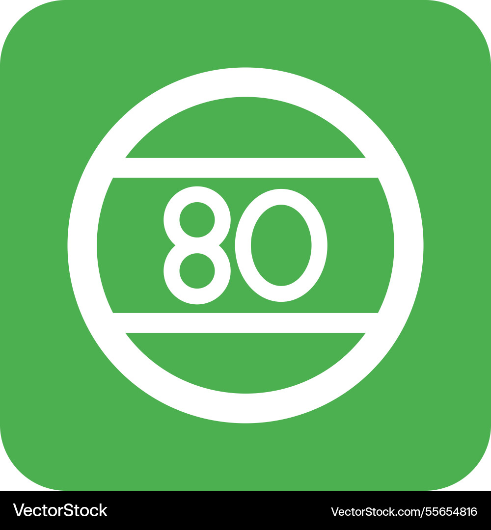 Speed limit icon design Vector Image