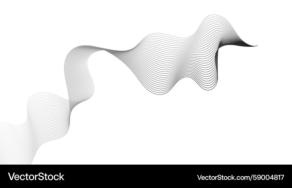Abstract backdrop with grey wave gradient lines Abstract backdrop with grey wave gradient lines Vector Image