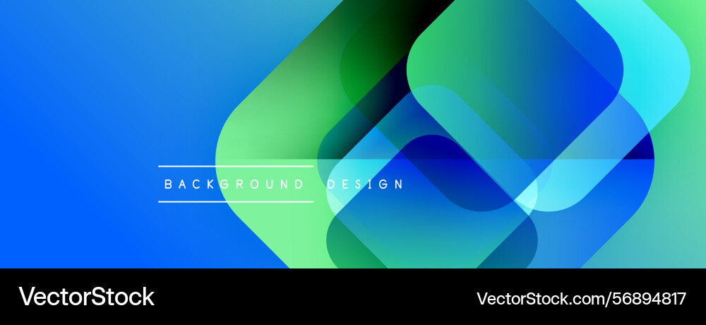 Abstract geometric shapes overlap creating Abstract geometric shapes overlap creating vector image