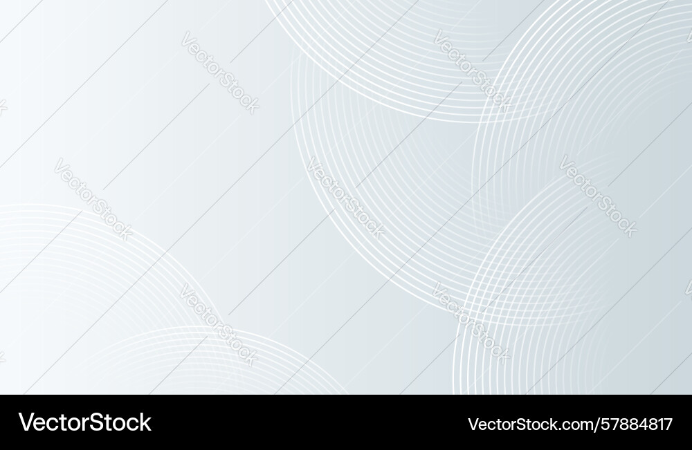Abstract gray background with white lines curve vector image
