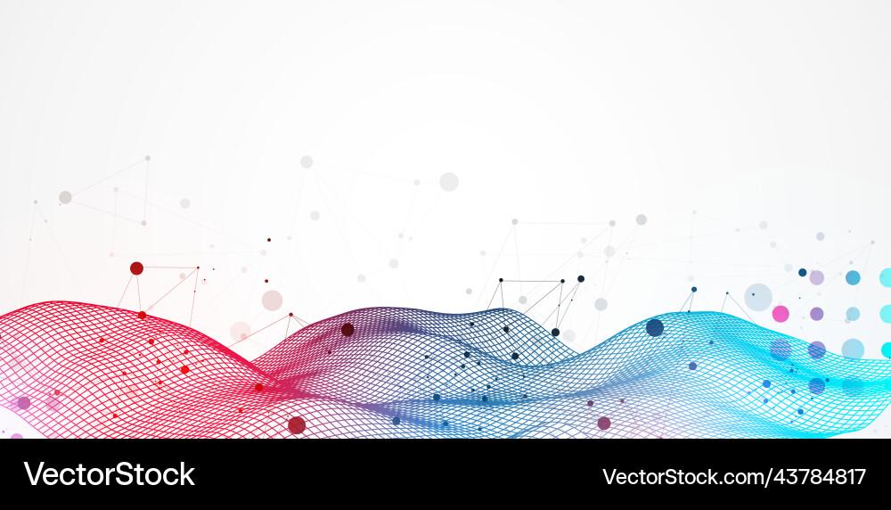 Abstract wave is made in a frame style Abstract wave is made in a frame style Vector Image