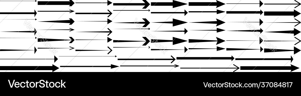 Black arrows pointing right arrow shape element Black arrows pointing right arrow shape element Vector Image