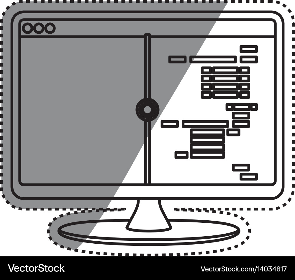 Html Programmiercode vektorbild
