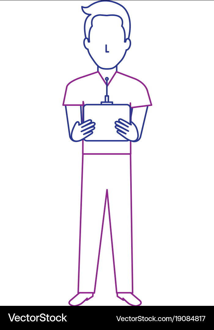 Man with drone remote control vector image