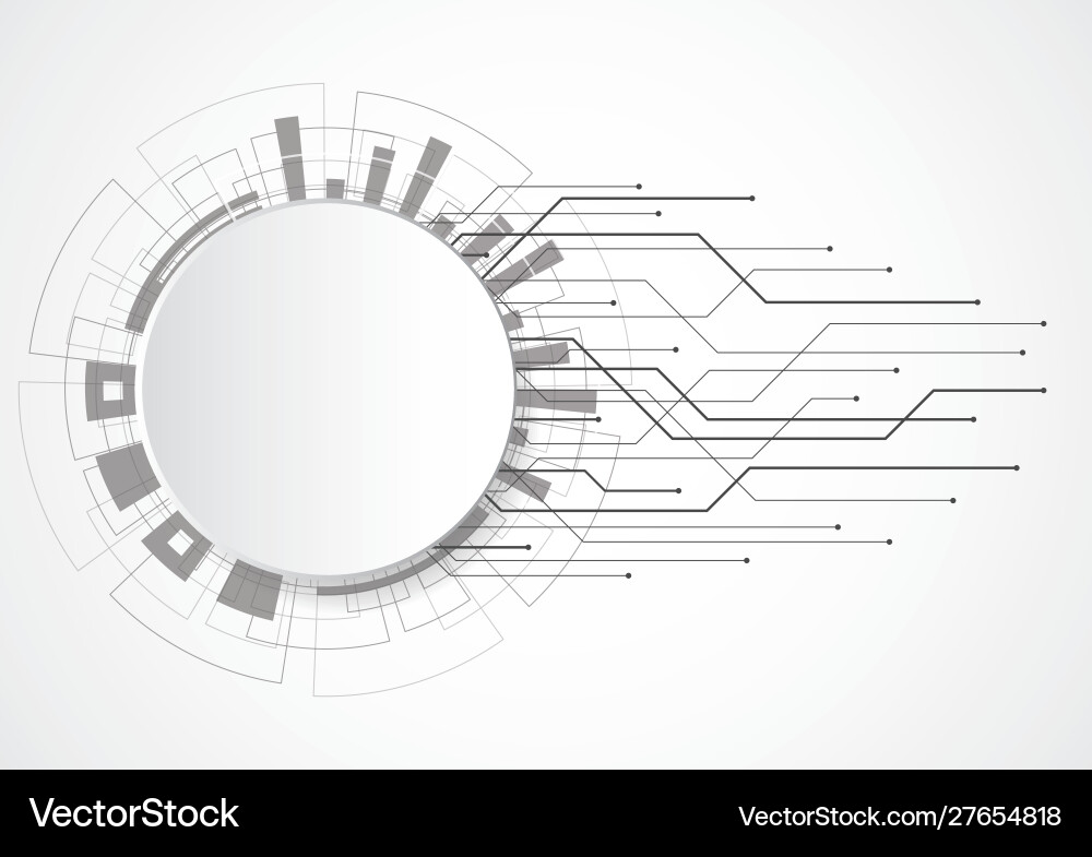 Abstract background with technology circuit board Abstract background with technology circuit board Vector Image