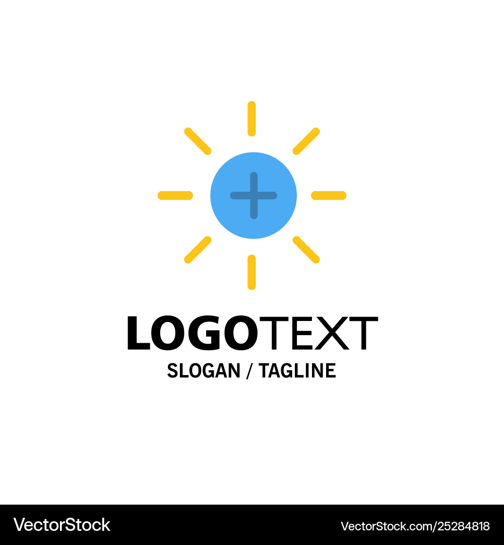 Brightness interface ui user business logo Brightness interface ui user business logo vector image