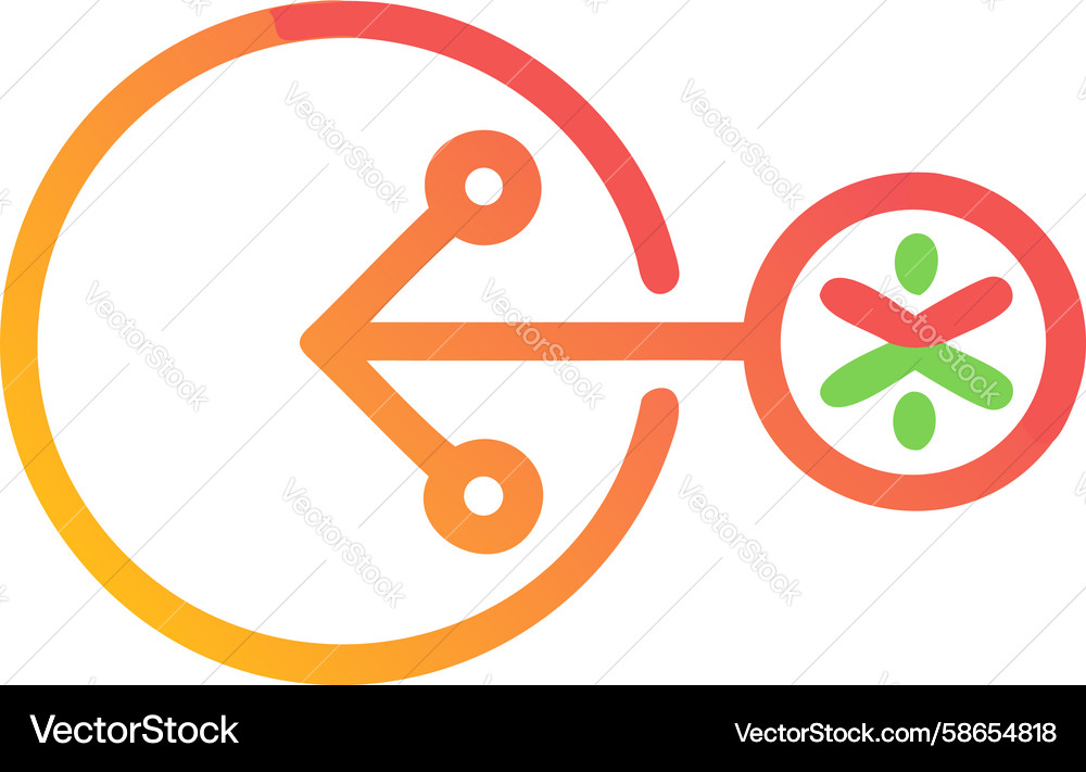 Dateneingabe Bearbeitungssymbol Runddiagramm Vektorbild