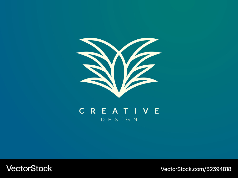 Minimalist flower design it is suitable for spas Minimalist flower design it is suitable for spas vector image