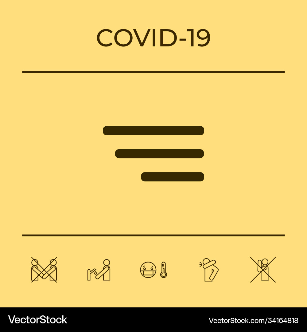 Modern menu icon for mobile apps and websites Vector Image