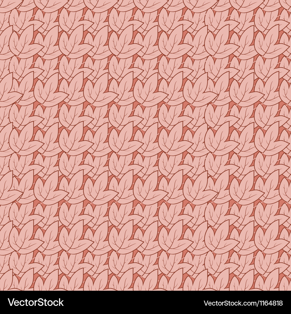 Seamless Autumn Leaf Pattern Vector Image