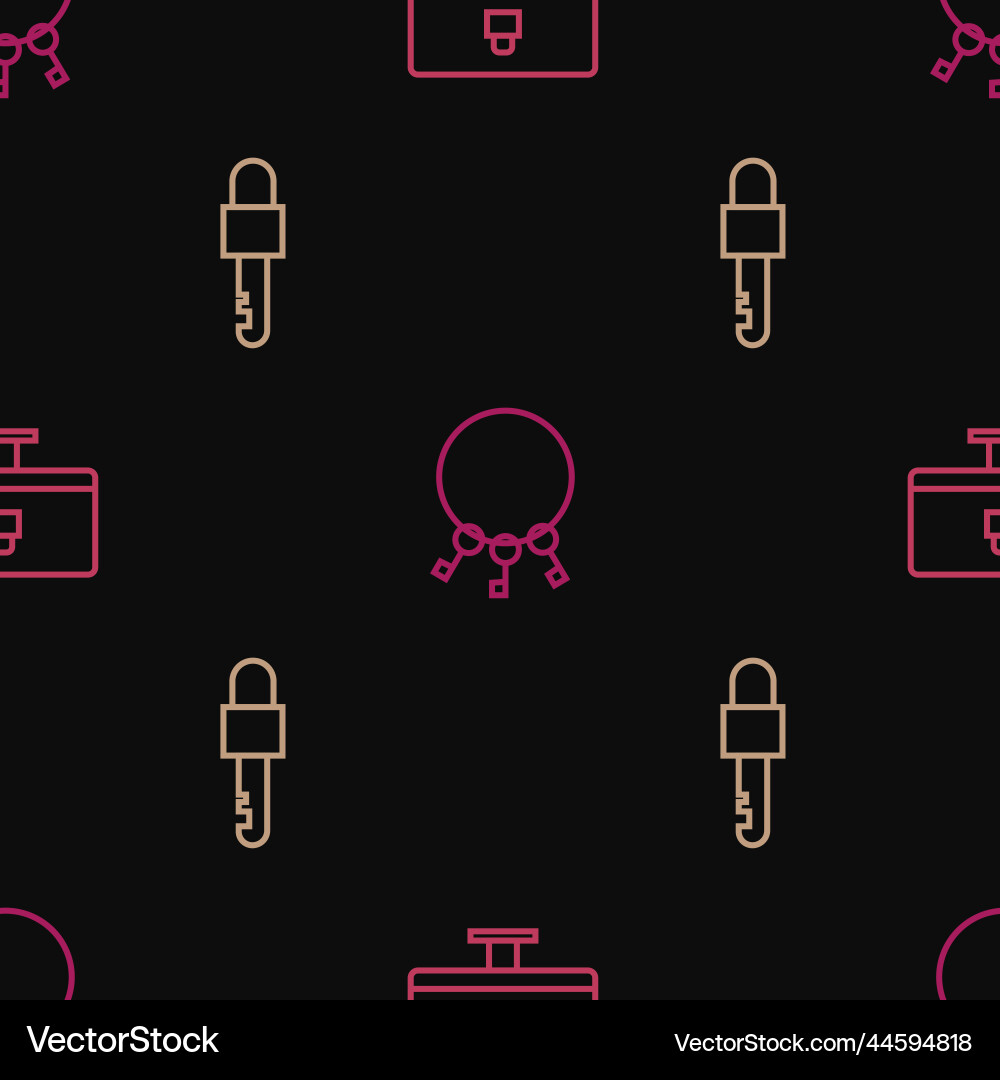 Set line lock on computer monitor locked key Set line lock on computer monitor locked key Vector Image