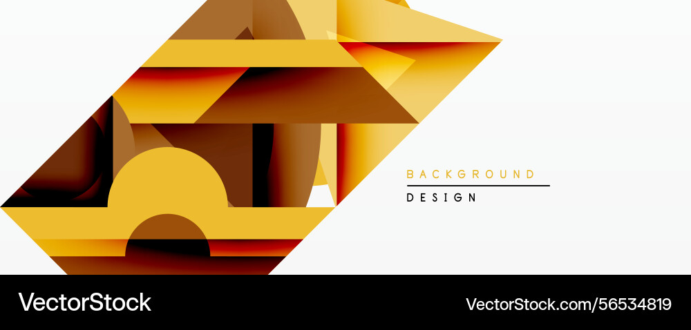 Abstract geometric composition overlapping layers Abstract geometric composition overlapping layers vector image