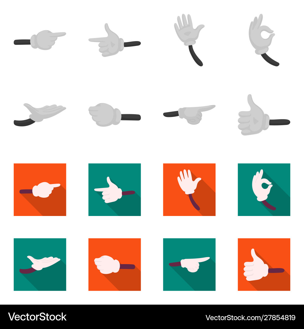Design animation and gestures symbol Vector Image