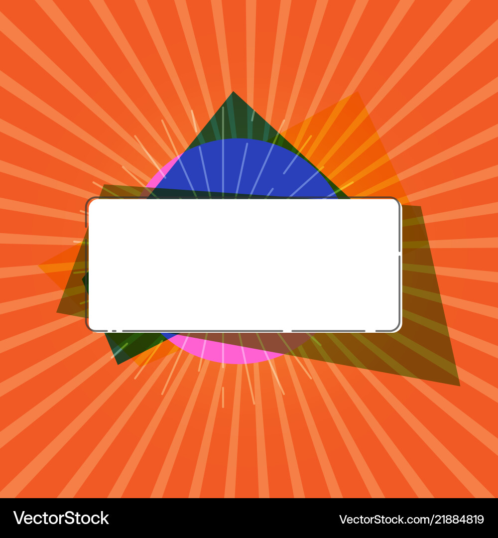 Flat design business empty Flat design business empty vector image