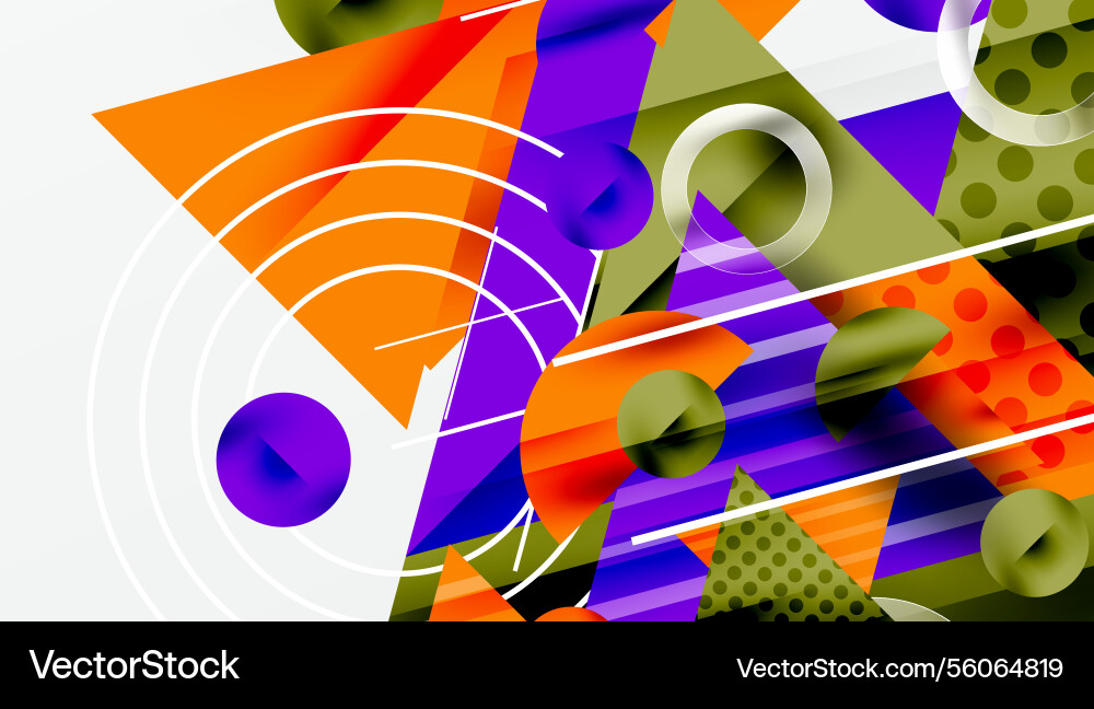 Modern abstract design with overlapping Modern abstract design with overlapping vector image