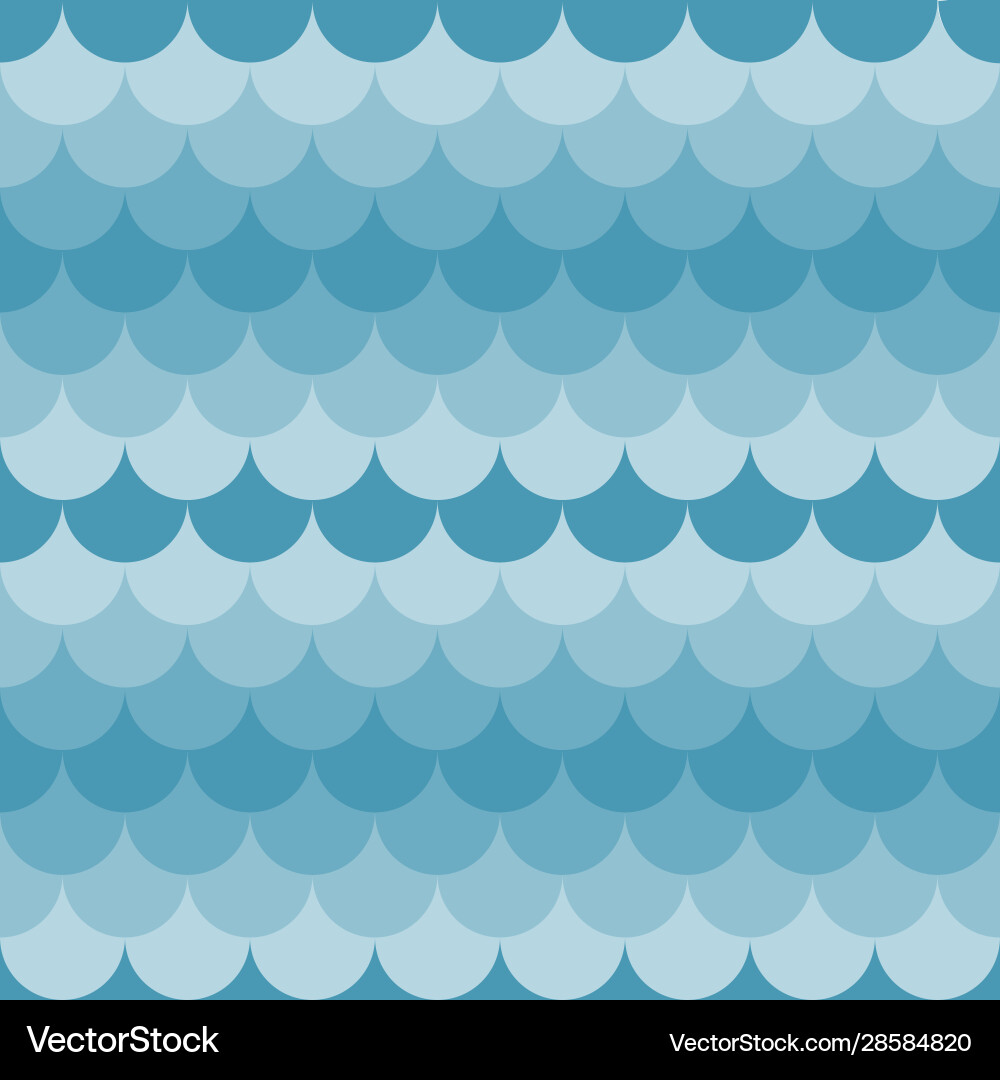 Abstract symmetry wave curve pattern seamless Vector Image