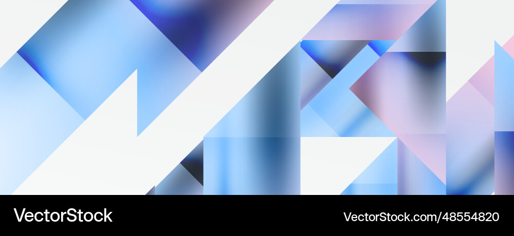 Captivating abstraction triangles vector image