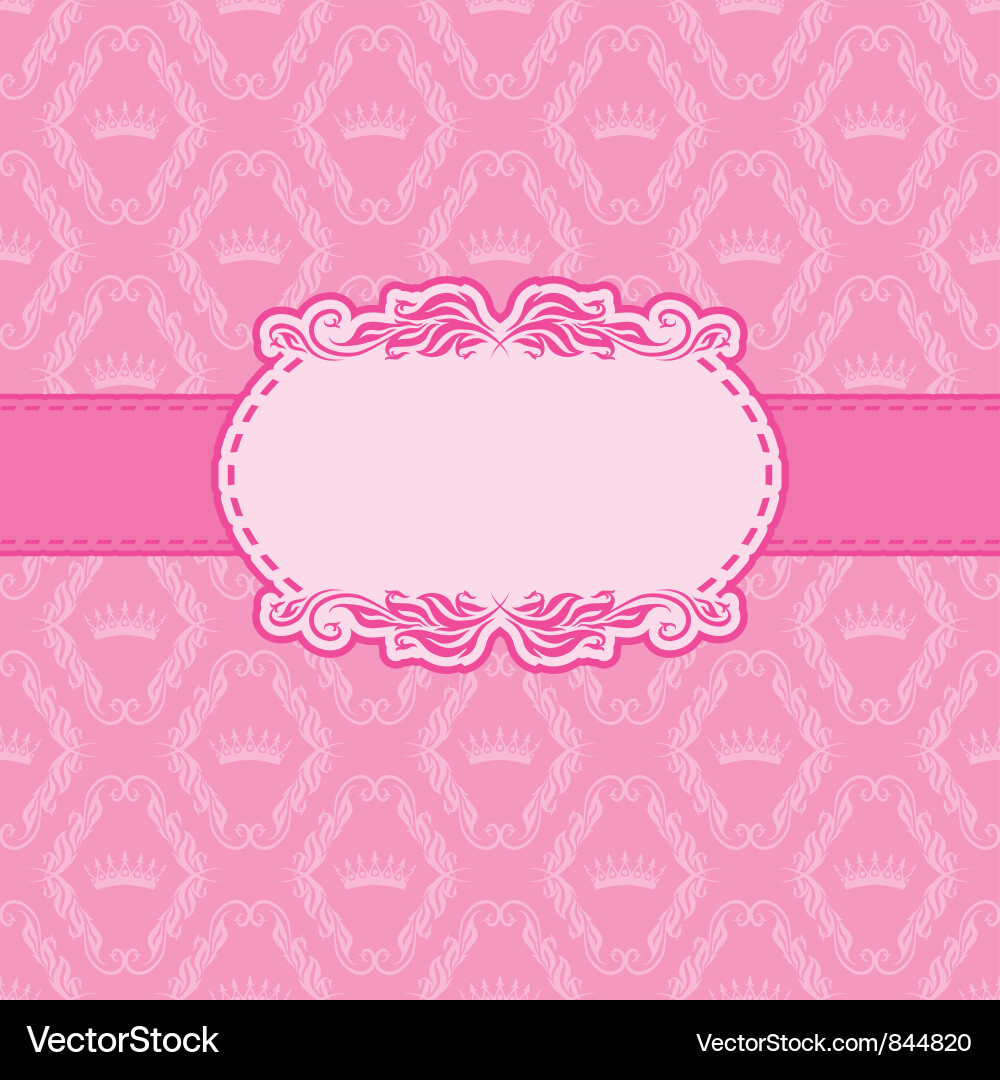 Template frame design vector image