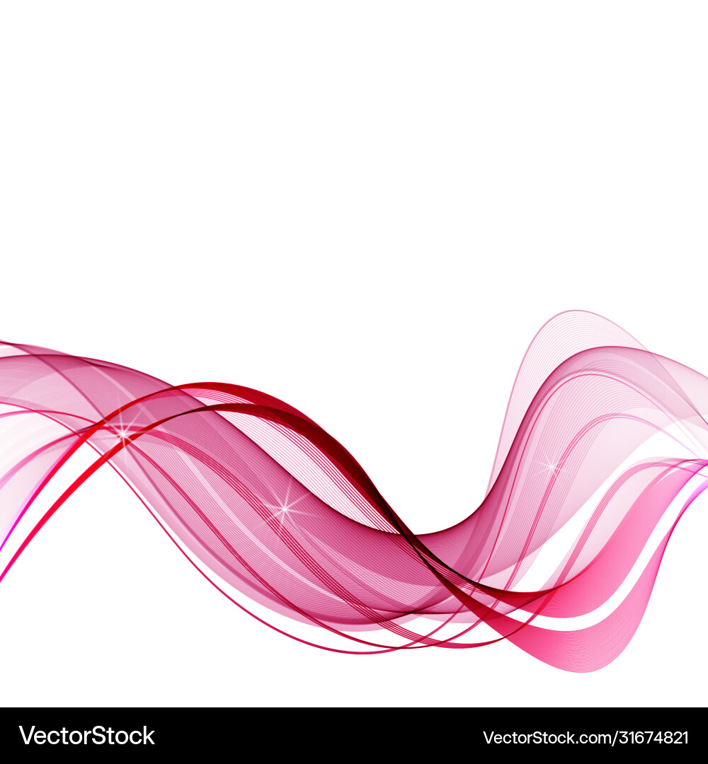 Abstract red wave background template Abstract red wave background template vector image