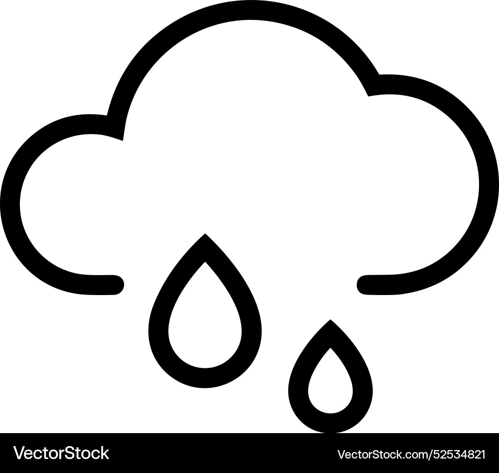 Cloud storage icon symbol image of the hosting Vector Image