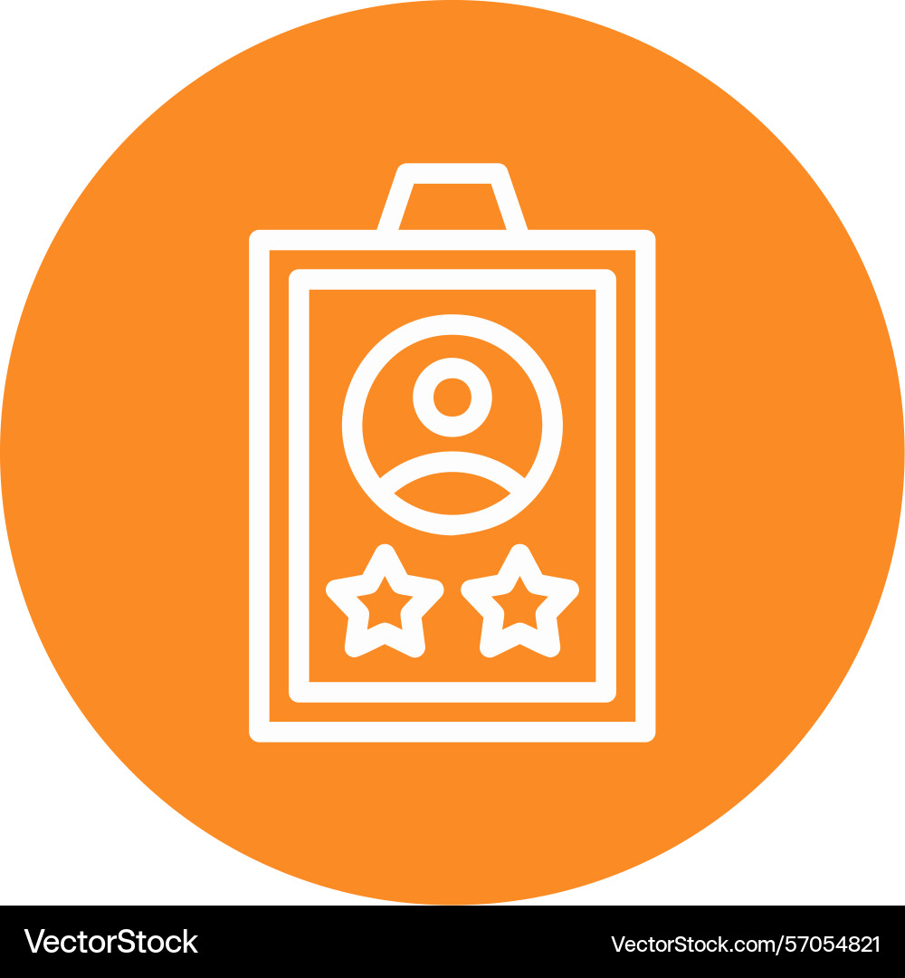 Experience line circle style icon design Vector Image