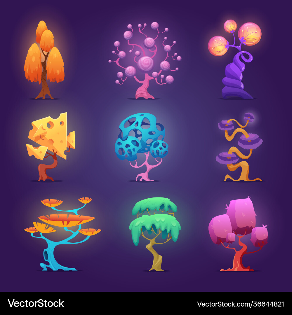 Fantasy plants Vector Images & Graphics for Commercial Use | VectorStock