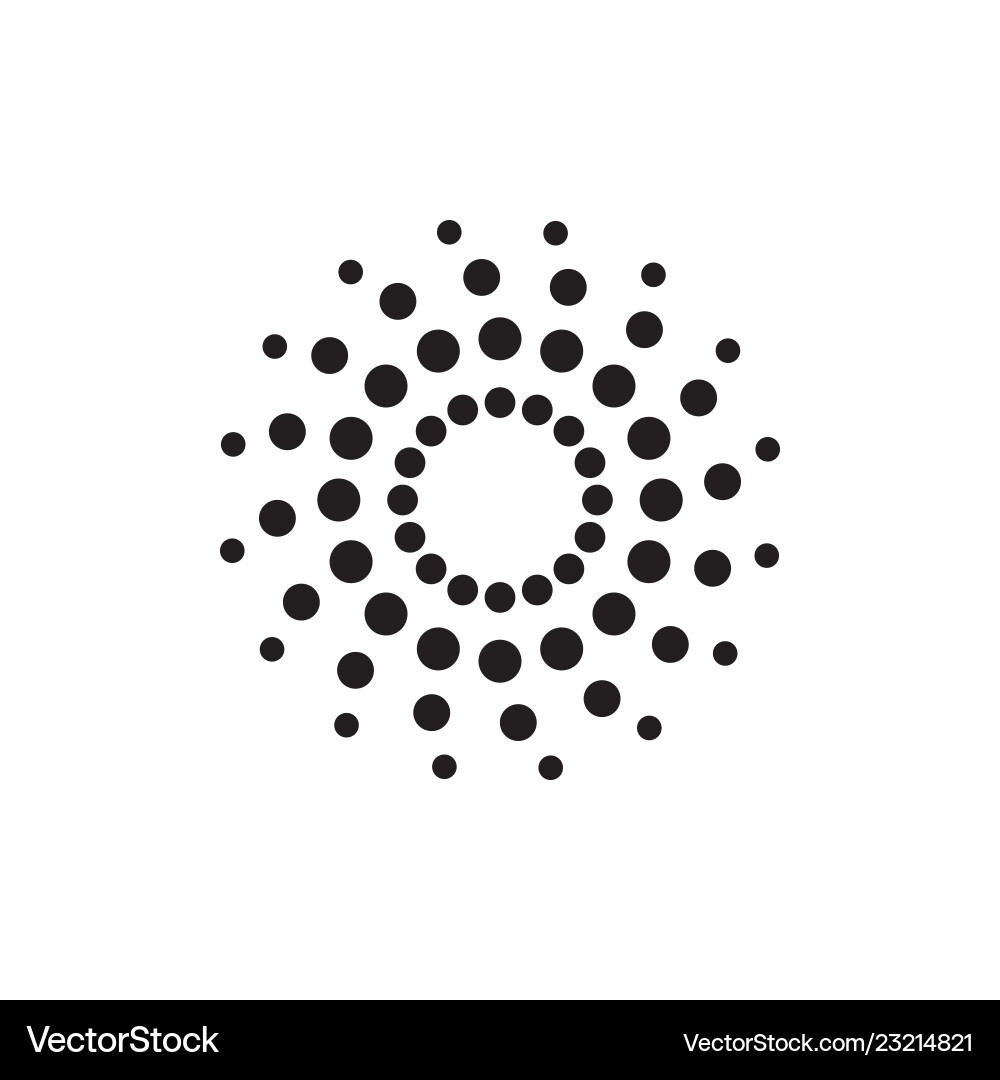 Halftone dots forms Halftone dots forms Vector Image